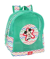 Plecaki - Safta MICKEY MOUSE Plecak plażowy dla dzieci, odporny na piasek, z uchwytami, łatwe czyszczenie, idealny dla dzieci w różnym wieku, wygodny i wszechstronny, 32 x 12 x 38 cm, Wielobarwna, M, Casual - miniaturka - grafika 1