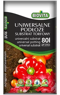 Substrat torfowy ziemia pH 5,5-6,5 Biovita 80L - Ziemia ogrodowa - miniaturka - grafika 1