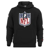 Bluzy męskie - New Era Męska bluza z kapturem z kapturem NFL Team Logo Po Shield, czarna, XS, 11073779 - miniaturka - grafika 1