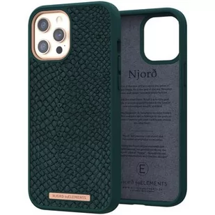 Njord by Elements Etui z islandzkiej skóry łososia do 12 12 Pro zielone - Etui i futerały do telefonów - miniaturka - grafika 1