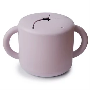 Mushie, Kubek Niewysypek na Przekąski Soft Lilac - Kubki dla dzieci - miniaturka - grafika 1