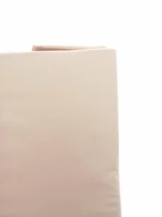 Prześcieradło Bawełniane Bez Gumki 160X200 Rubin Jasnobeżowe - Prześcieradła - miniaturka - grafika 1