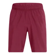 Spodenki męskie - Męskie Spodenki UNDER ARMOUR UA WOVEN WDMK SHORTS 1383356-625 – Bordowy - miniaturka - grafika 1