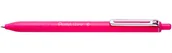 Długopisy - Pentel BX470-P długopis IZee, mechanizm naciskowy, metalowy klips, grubość linii 0,5 mm, 12 sztuk, różowy - miniaturka - grafika 1