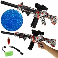 Zabawki militarne - Pistolet automatyczny karabin na kulki żelowe - miniaturka - grafika 1