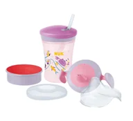 Kubki - NUK 10255637 miseczka Różowy Orzeźwiające napoje - miniaturka - grafika 1