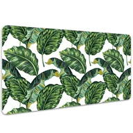 Podkładki pod mysz - Podkładka pod mysz i klawiaturę Monstera 100x50 cm, Dywanomat - miniaturka - grafika 1