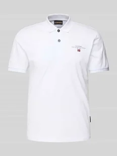 Koszulka polo o kroju regular fit z wyhaftowanym logo model ‘elbas’ - Koszulki męskie - miniaturka - grafika 1