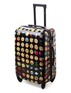 Walizki - Średnia walizka KEMER RGL PRINT M Emotki - miniaturka - grafika 1