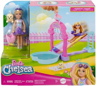 BARBIE CHELSEA ZESTAW WODNA ZJEŻDŻALNIA - Zabawki do kąpieli - miniaturka - grafika 1