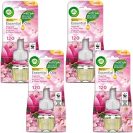 Odświeżacze powietrza - Zestaw Air Wick Electrical Magnolia i Kwiat Wiśni Odświeżacz 4*19ml Wkład - miniaturka - grafika 1
