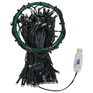 vidaXL Lampki choinkowe, 180 LED, do wnętrz i na zewnątrz, IP44, 180cm - Pozostałe oświetlenie - miniaturka - grafika 5