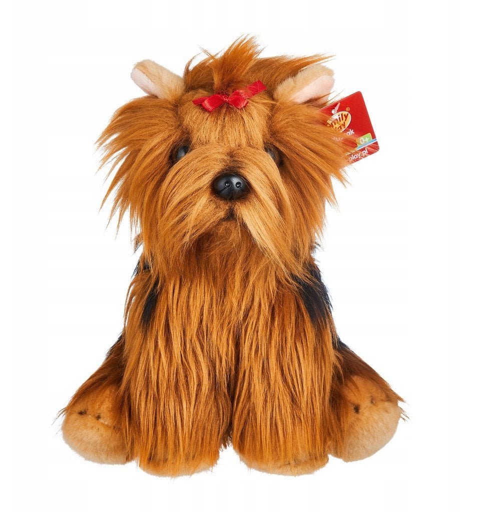 FLUFFY FAM MASKOTKA PIES YORK PLUSZOWY 30CM idealny prezent