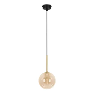 Unikalna lampa wisząca z kloszem w kolorze miodu K-5560 z serii GALAXY - Lampy sufitowe - miniaturka - grafika 1
