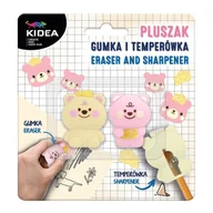 Przybory szkolne - Gumka i temperówka Pluszak Kidea - miniaturka - grafika 1