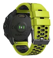 Akcesoria do smartwatchy - opaska pasek bransoleta DOTSBAND Suunto 7 / 9 / Baro / SPARTAN SPORT limonkowa - miniaturka - grafika 1