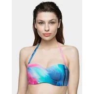 Stroje kąpielowe - Strój kąpielowy góra od bikini damska 4F H4L21KOS002G-90A MULTICOLOR - miniaturka - grafika 1