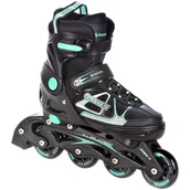 Rolki - Rolki Regulowane Raven Spirit Black/Mint 40-43 - miniaturka - grafika 1
