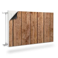 Dekoracje domu - Osłona Magnetyczna Na Grzejnik Stare DESKI Imitacja Drewna 90cm x 60cm - miniaturka - grafika 1