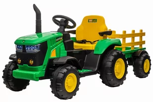 Duży Traktorek na Akumulator 12V7AH z Przyczepką - Pojazdy elektryczne dla dzieci - miniaturka - grafika 1