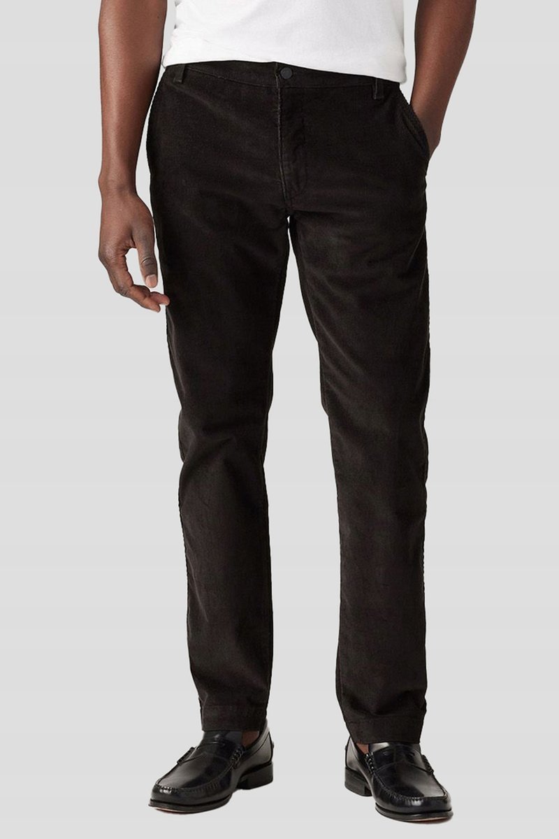 LEVIS CZARNE SPODNIE CHINOS PROSTE Z PASKIEM BAWEŁNA 33/34 6EA