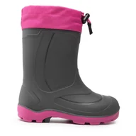Buty dla dziewczynek - Kalosze Kamik Snobuster 1 AK4155 Szary - miniaturka - grafika 1