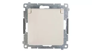 Kontakt Simon Simon 54 Gniazdo pojedyncze z/u 16A IP20 kremowe DGZ1BUZ.01/41 WMDW-50121x-041 0001-00000-44573 [4350885] - Gniazdka elektryczne - miniaturka - grafika 1