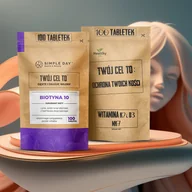 Suplementy naturalne - Zestaw: Zdrowe włosy, Piękny uśmiech - miniaturka - grafika 1