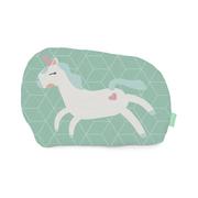Kołdry i poduszki dla dzieci - Poduszka z czystej bawełny Happynois Unicorn, 40x30 cm - miniaturka - grafika 1