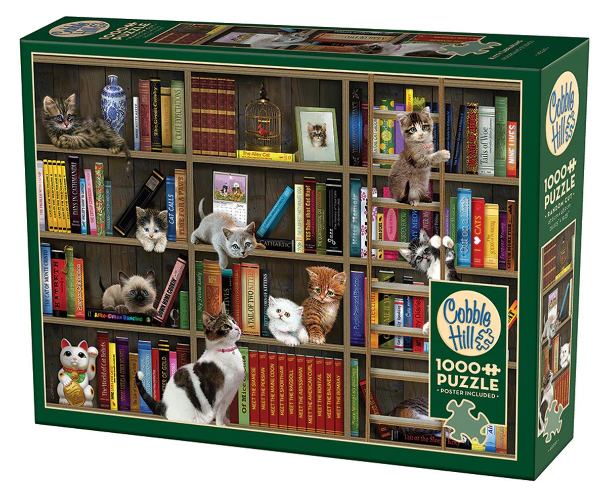 Cobble Hill, Puzzle, Bibliokotkarze, 1000 el.
