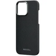 Etui i futerały do telefonów - Etui MOCOLL Bulletproof Aramid Fiber Magnetic do Apple iPhone 16 Pro Czarny - miniaturka - grafika 1