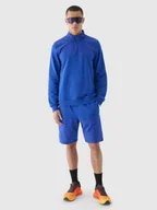 Spodenki męskie - 4F Spodenki casual męskie - niebieskie XXL - miniaturka - grafika 1