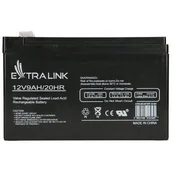 Baterie do zasilaczy awaryjnych UPS - Extralink Akumulator AGM 12V 9Ah - miniaturka - grafika 1
