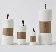 Ręczniki - Ręcznik bawełniany Biały Naturalny 50x100 HOP Design - miniaturka - grafika 1