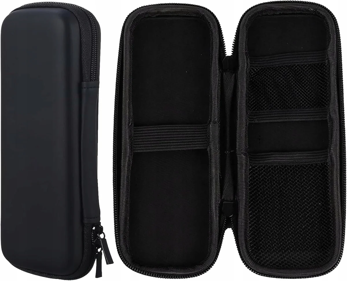 PIÓRNIK 20X7.5X3CM TWARDY WODOODPORNY ORGANIZER ETUI CZARNY 74G