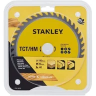 Materiały ścierne - Stanley PIŁA TARCZOWA DREWNA WĘGLIKI TCT/HM 190 40 STA13035-XJ - miniaturka - grafika 1