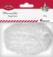 Zabawki kreatywne - Włos anielski 20g. Perłowo-biały - miniaturka - grafika 1