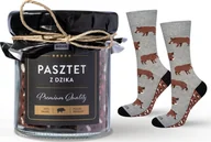 Skarpety termoaktywne - Soxo Kolorowe Męskie Skarpetki SOXO pasztet 4045 - miniaturka - grafika 1