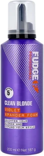 Fudge Clean Blonde Violet Xpander Foam 200 ml - Kosmetyki do stylizacji włosów - miniaturka - grafika 2