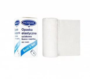 Biomar - Opaska elastyczna (kartonik) 4 m x  8 cm - Apteczki i materiały opatrunkowe - miniaturka - grafika 1