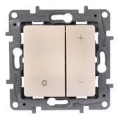 Wyłączniki światła i elektryczne - Legrand ŚCIEMNIACZ UNIWERSALNY 400W, 665214, - miniaturka - grafika 1