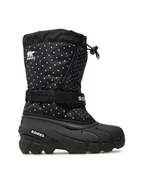 Buty dla dziewczynek - Sorel Śniegowce Flurry™ Print 2114091010 Czarny - miniaturka - grafika 1