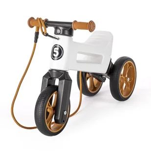 Rowerek biegowy Funny Wheels Rider Pearl/Brown - Rowerki biegowe - miniaturka - grafika 1