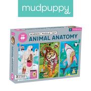 Puzzle - Puzzle edukacyjne 3w1 Anatomia zwierząt 6+ Mudpuppy - miniaturka - grafika 1