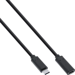 Kabel USB InLine USB-C - USB-C 1 m Czarny (35771) - Kable USB - miniaturka - grafika 1