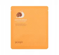 Maseczki do twarzy - Petite Petite Gold&Snail Hydrożelowa Rozświetlająco-Ujędrniająca Maska ze Złotem i Śluzem Ślimaka 30g - miniaturka - grafika 1