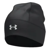 Czapki damskie - Czapka zimowa Under Armour Męska Jesienna 1380001-001 Do biegania Czarna - miniaturka - grafika 1