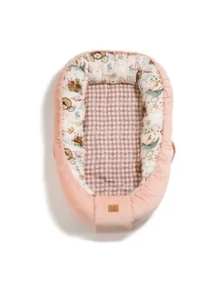 La Millou Kokon Velvet Collection Best nest M ( Princess - Powder Pink ) - Rożki i beciki - miniaturka - grafika 1