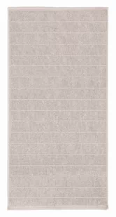 Kleine Wolke Via Wegański Ręcznik kąpielowy beżowy duży 70x140 cm ECO LIVING - Ręczniki - miniaturka - grafika 1