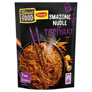 Winiary Street Food Smażone nudle smak teriyaki 130 g - Szybkie dania obiadowe - miniaturka - grafika 1